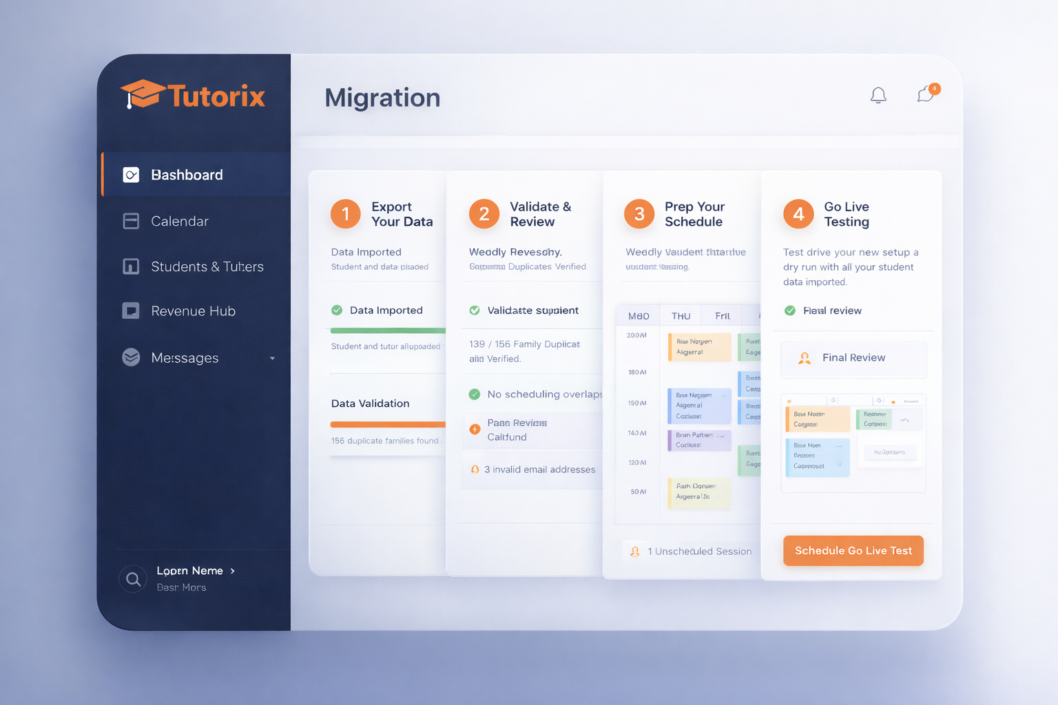 Tutorix migration process overview
